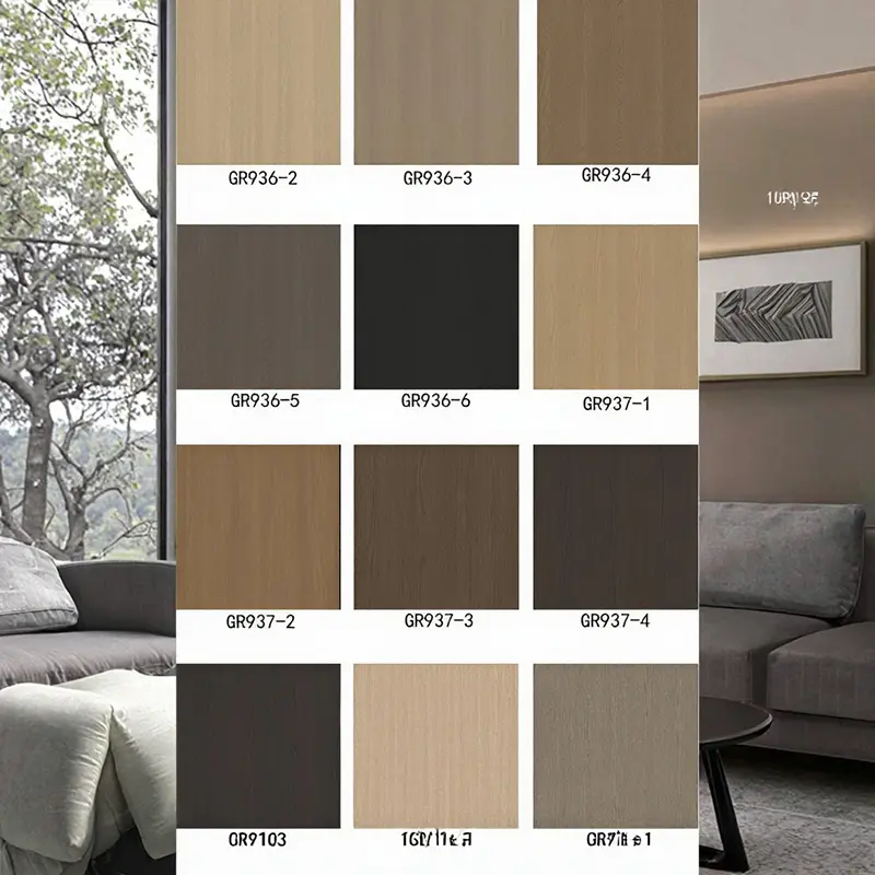 Film décoratif PVC de style de design moderne