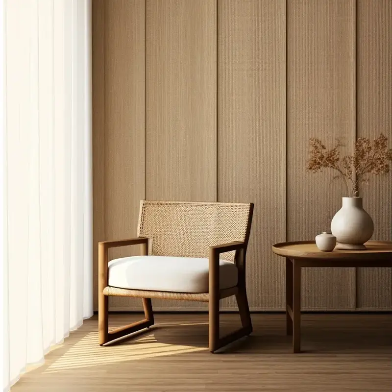 Film décoratif en PVC à grains en bois multicolore