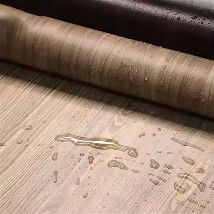 Film de grains en bois en PVC pour couverture de meubles armoire de cuisine